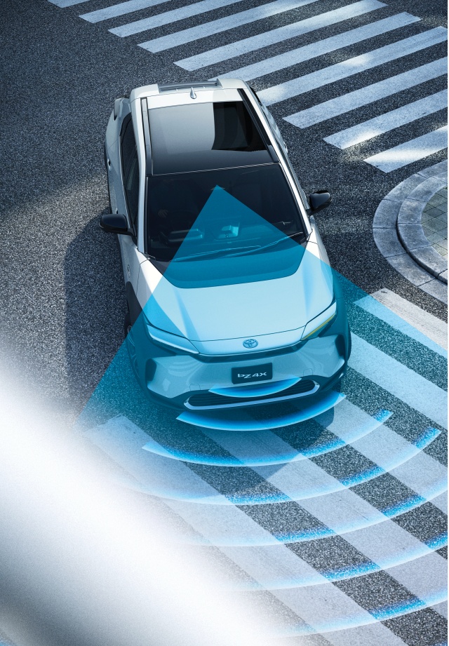 トヨタ bZ4Xのレーザーセキュリティ