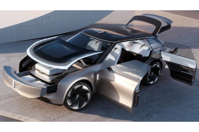 スターコンセプト（リンカーンのEV)のインテリアの写真
