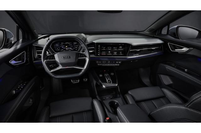 Q4 e-tron（AudiのEV）インテリアの写真