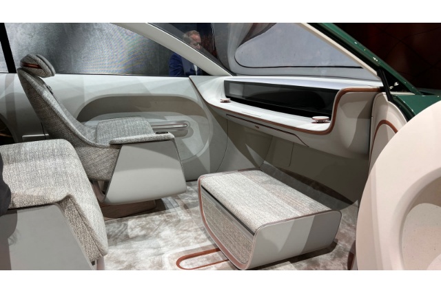 SEVEN concept（hundaiのEV)のインテリアの写真