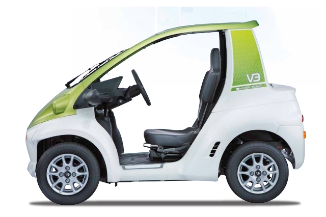 コムス（トヨタのEV）の外観サイド写真