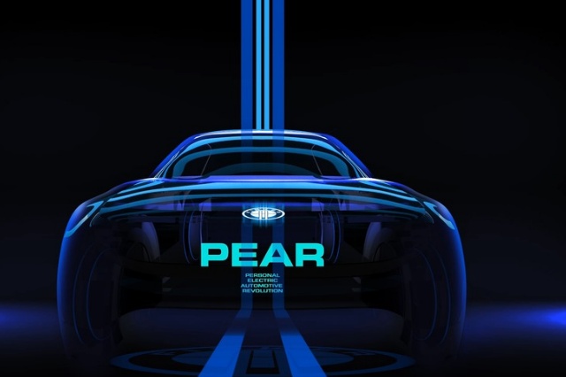PEAR（フィスカーのEV)のインテリアの写真