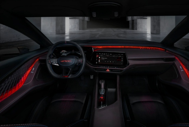 ダッジ・チャージャー・デイトナSRTコンセプトの内観の写真
