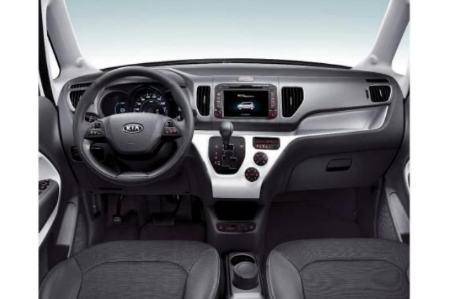 RayEV（KIAのEV)の内観の写真