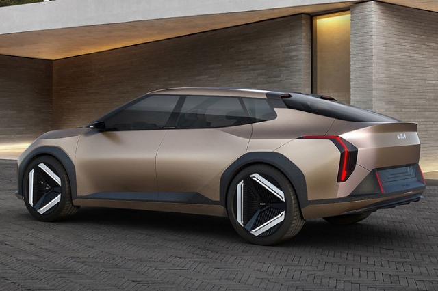 EV4コンセプト（KIAのEV)の内観の写真