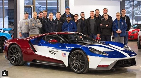 フォード従業員だけが購入できる特別な「フォードGT」が公開。3色もの特別なボディカラーを採用