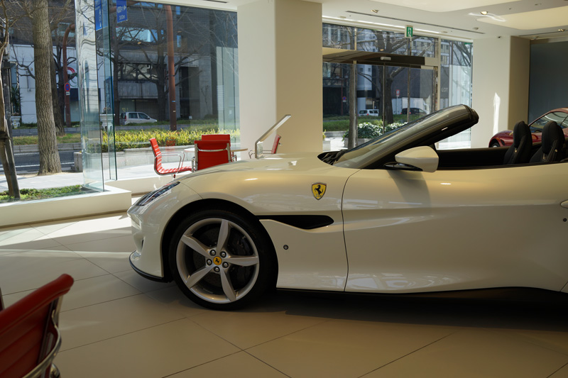 フェラーリ・ポルトフィーノを見てきた（2）。とことんエアフローを考慮した理詰めの構造