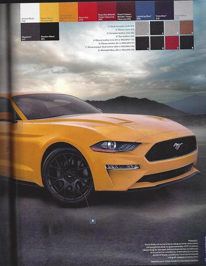 2018年モデル・フォード「マスタング」のオーダーガイドがリーク。質感はかなり向上に