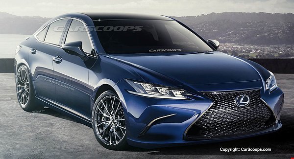 レクサス・次期「ES」の予想レンダリングが公開。「GS」の立ち位置を揺るがす最強の一台か