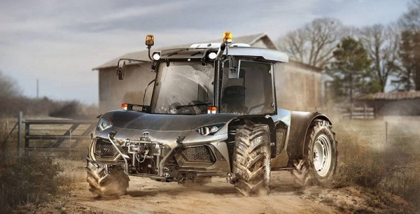 たまに登場する謎のスーパーカーレンダリング。アヴェンタドール×トラクター等