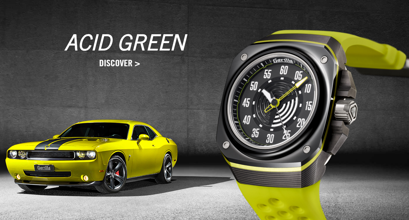 チタン、カーボン、セラミック、アルミetc。最新素材「全部入り」、スポーツカーをイメージした腕時計「ゴリラ」登場