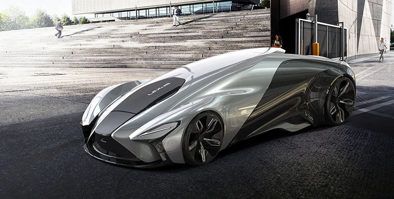 デザイナーの考える「セレブ限定」レクサス”Kaze”。V8ハイブリッド、800馬力